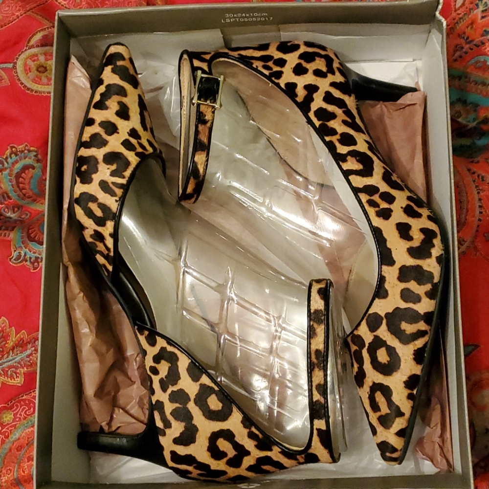Franco Sarto Dandy2 Leopard Heels - Picture 2 of 7